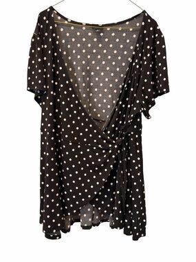 torrid Black with White Polka Dot Top